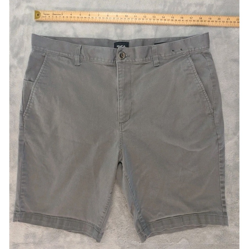 RVCA The Weekend Chino Mens 38 Gray 9" Shorts